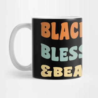 Black blessed and beautiful Mug